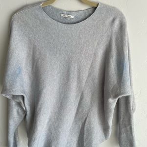 Baby blue long sleeve sweater